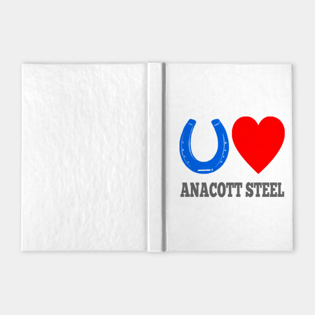 Blue Horseshoe Loves Anacott Steel Wall Street Notebook Teepublic