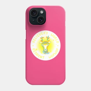 (Texted Plain Bright Colors Version) Believer's World Resident Wopwop Phone Case