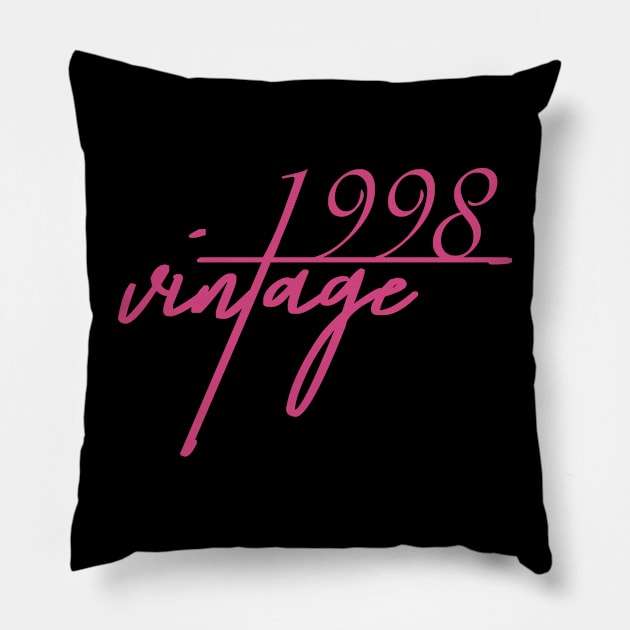 1998 Vintage. 22th Birthday Cool Gift Idea Pillow by FromHamburg