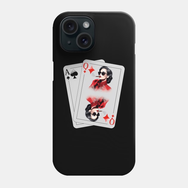 Black Jack Phone Case by Underground Cargo