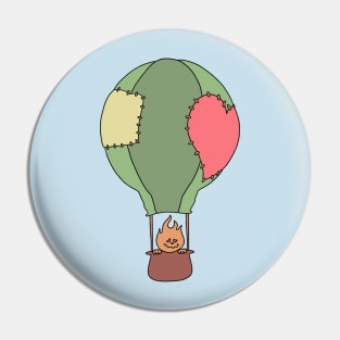 Hot air Balloon Boy Pin