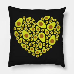 Avocado Heart Pillow