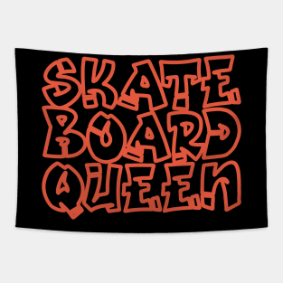 Skateboard Queen Tapestry