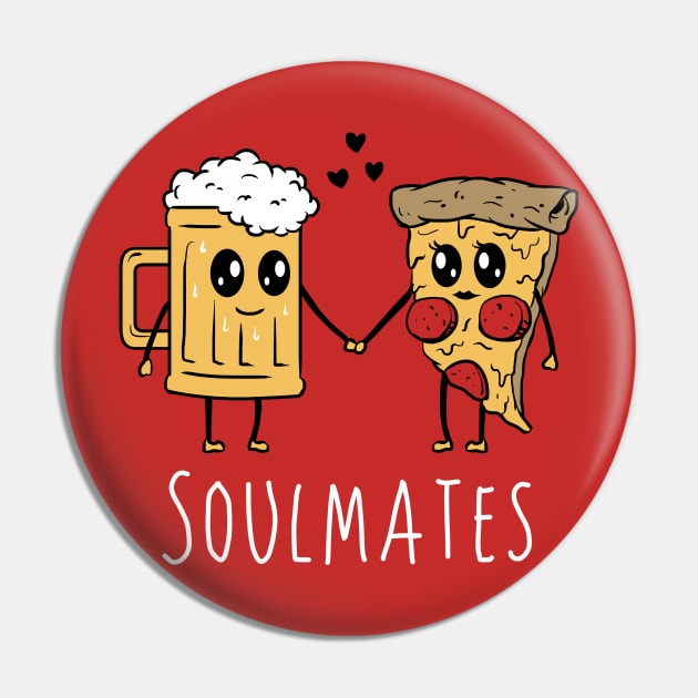 Soulmates Pin by Vincent Trinidad Art