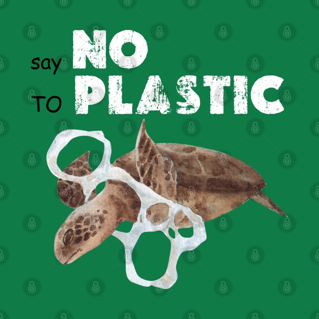 say no to plastic by graphicaesthetic ✅