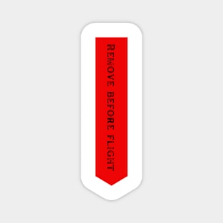 Remove before flight Magnet