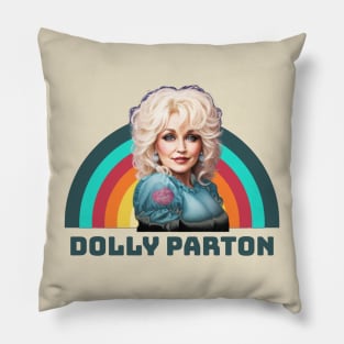 dolly vector summer //retro v7 Pillow