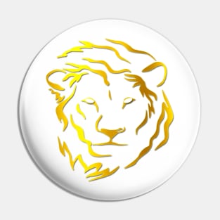 LION, GOLDEN Pin