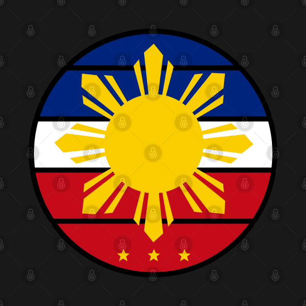 Philippines Three Stars and a Sun (Clean Version) by Design_Lawrence