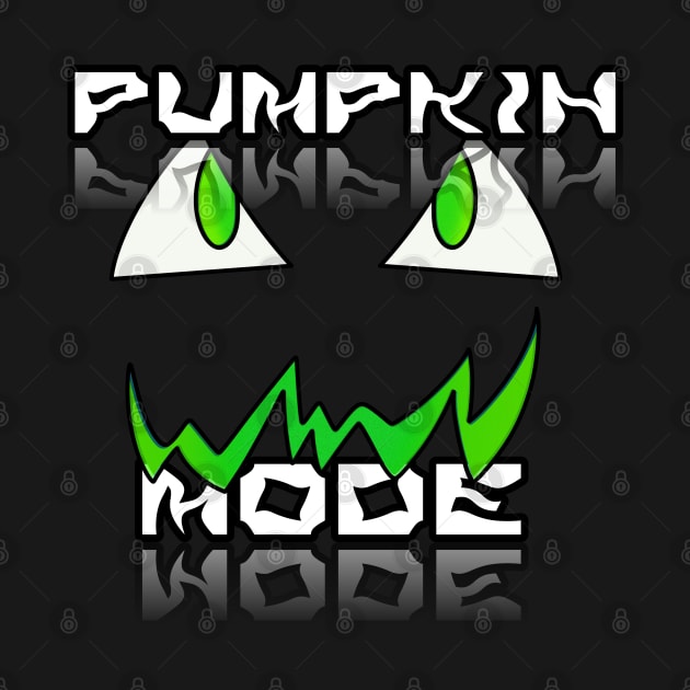 Jack O Lantern Face - Halloween Costume - Pumpkin Mode - Glowing Green by MaystarUniverse