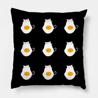 Funny Cat Egg Cute Cat Lover Collection Meme Pillow