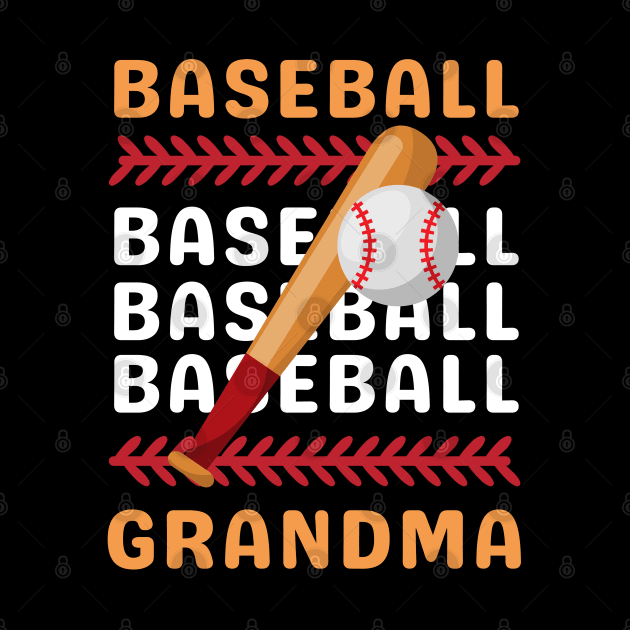 My Favorite Baseball Player Calls Me Grandma Gift for Baseball Grandma by BoogieCreates