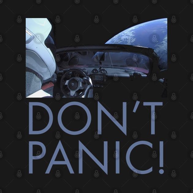 Don't Panic While Driving In Space by Nerd_art