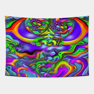 Psychedelic melt by Xinamba Tapestry