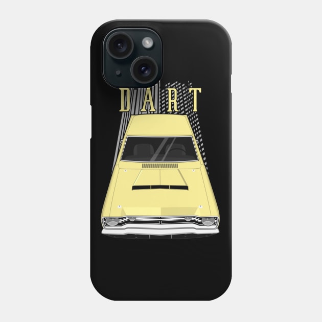 Dodge Dart 1968 - yellow Phone Case by V8social