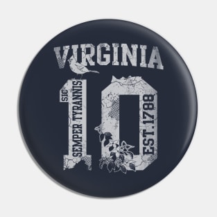 Virginia 10th State Virginian Pin