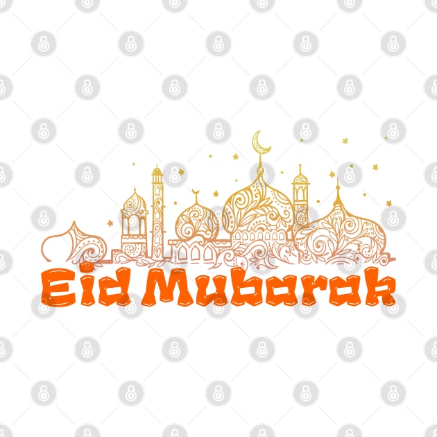 Eid Mubarak Design , Muslims Eid, Islamic Eid by TulipDesigns