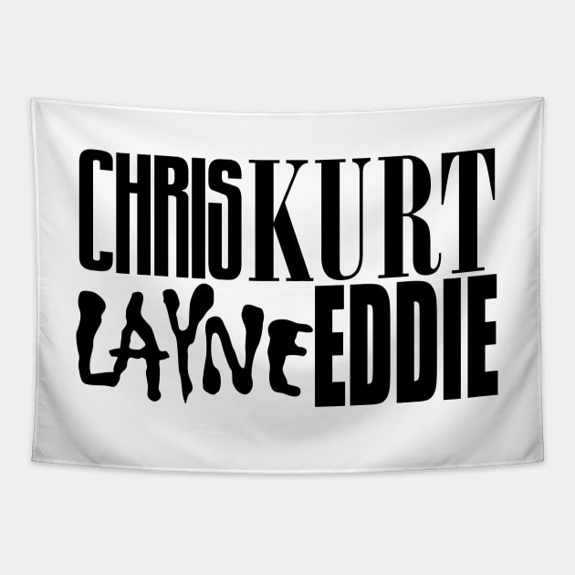 Chris Kurt Layne Eddie - Grunge's Finest Tapestry by DAFTFISH