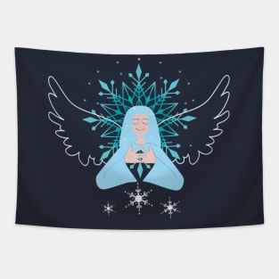 Winter Angel Tapestry