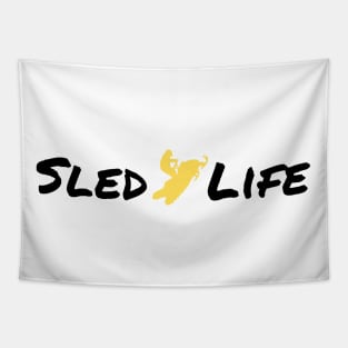 Sled Life Snowmobile snow mobile Tapestry