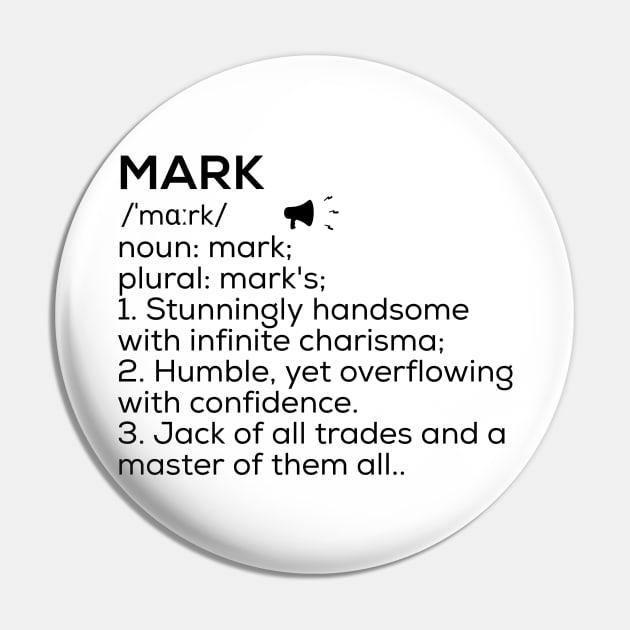Mark Name Definition Mark Meaning Mark Name Meaning Mark Pin TeePublic