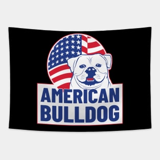 American Bulldog Tapestry