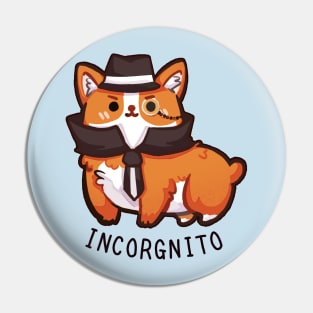 Incorgnito cute corgi on chrome incognito Pin