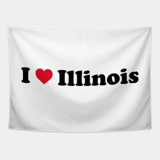 I Love Illinois Tapestry