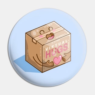 Box of Virtual Hugs Pin