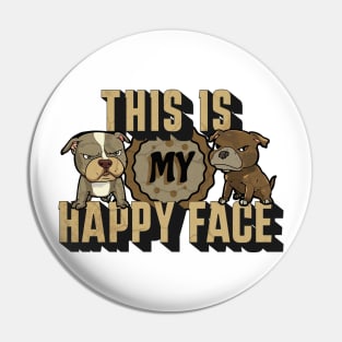 This is my happy face! Pin