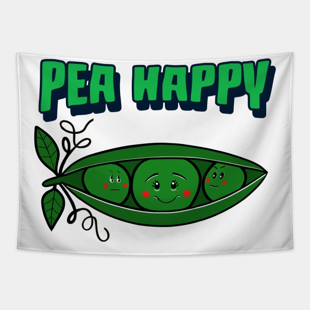 Pea Happy Tapestry by SartorisArt1