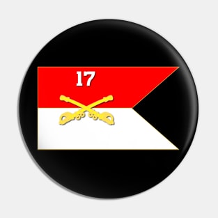 17th Cavalry Guidon Pin