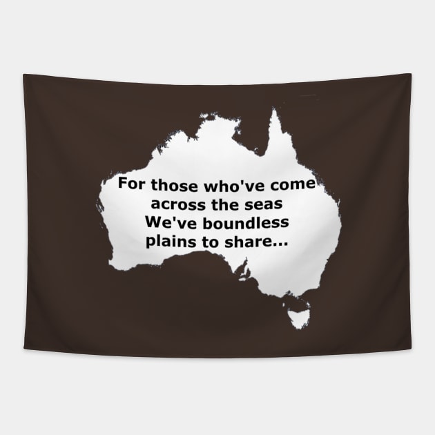 Boundless plains to share! Tapestry by lyricalshirts