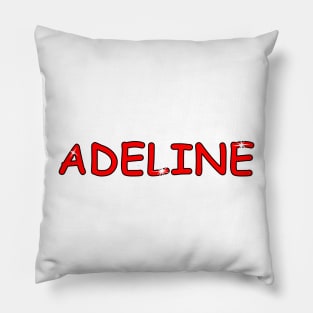 Adeline name. Personalized gift for birthday your friend. Pillow