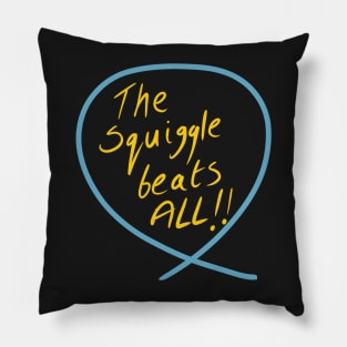 The SQUIGGLE beats all Pillow