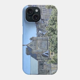 St. Germain l'Auxerrois a Paris by Claude Monet Phone Case