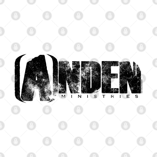 Anden Ministries Logo Black Distressed by BaldmanStudios