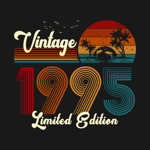 Vintage 1995 Shirt Limited Edition 25th Birthday Gift by Damsin