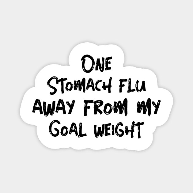 Goal Weight Magnet by Cranky Goat