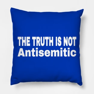 The Truth Is Not Antisemitic - Two-Tier - White - Back Pillow