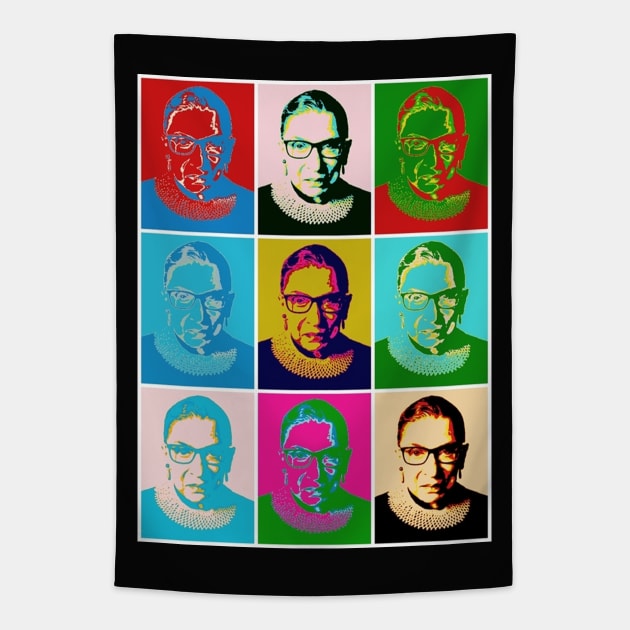 Notorious RBG - I Dissent - Supreme Tapestry by skittlemypony