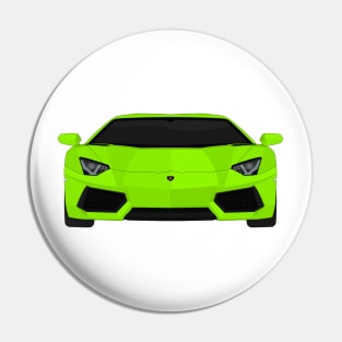 AVENTADOR LIME Pin