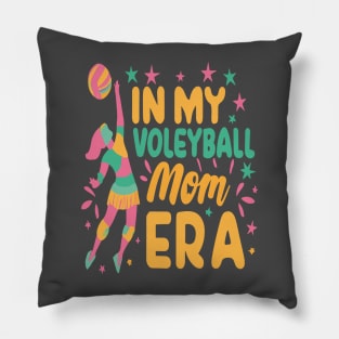 In My Volleyball Mom Era Women Mama Sport Player Pillow