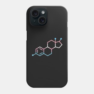 Estrogen Molecule Symbol - Trans Phone Case