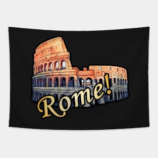 Rome Roman Colosseum Vintage Travel Romans Tapestry