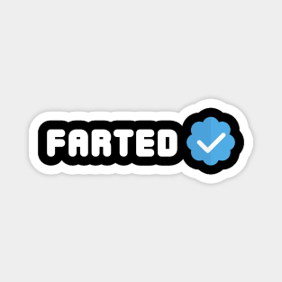 Farted Twitter Check Magnet