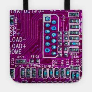 Pink Technology Circuit Board Tote