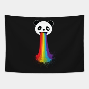 Rainbow Panda LGBT Pride Tapestry