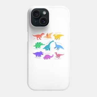 Cute Colorful Dinosaur Character for kids Phone Case