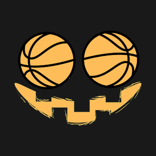 Halloween basketball Smile T-Shirt